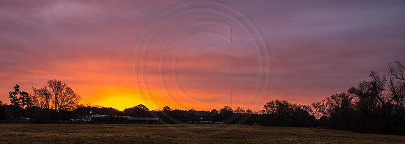 Sunrise Panorama at the Stables